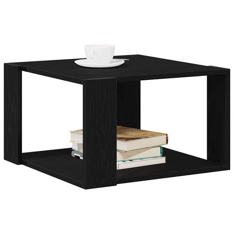 vidaXL Coffee Table Black Oak 85 x 55 x 31 cm