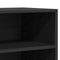 vidaXL Sideboard Black oak 57 x 35 x 70 cm Engineered Wood