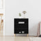 vidaXL Sideboard Black oak 57 x 35 x 70 cm Engineered Wood