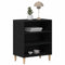vidaXL Sideboard Black oak 57 x 35 x 70 cm Engineered Wood