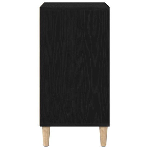 vidaXL Sideboard Black oak 57 x 35 x 70 cm Engineered Wood