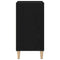 vidaXL Sideboard Black oak 57 x 35 x 70 cm Engineered Wood