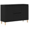 vidaXL Sideboard with Drawer Black 101 x 35 x 60 cm Engineered wood