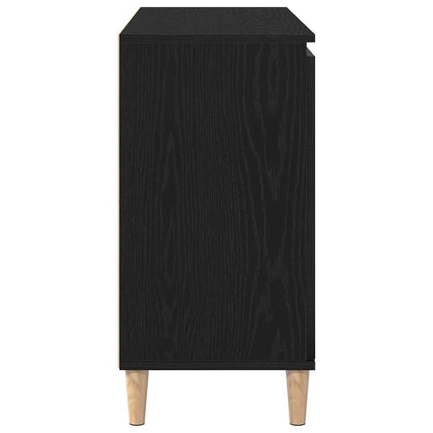 vidaXL Sideboard with Drawer Black 101 x 35 x 60 cm Engineered wood