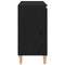 vidaXL Sideboard with Drawer Black 101 x 35 x 60 cm Engineered wood