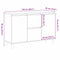 vidaXL Sideboard with Drawer Black 101 x 35 x 60 cm Engineered wood
