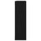 vidaXL Wall Shelf Black Oak 75x16x55 cm Engineered Wood