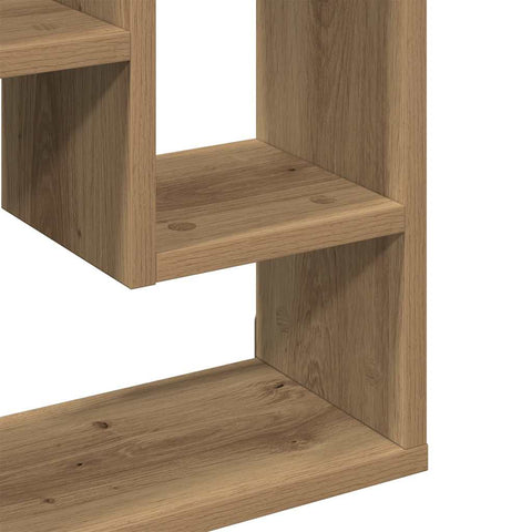 vidaXL Wall Shelf Artisan Oak 36x16x90 cm Engineered Wood