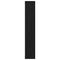 vidaXL Wall Shelf Black Oak 36x16x90 cm Engineered Wood