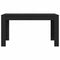 vidaXL Dining Table Black oak 140 x 74.5 x 76 cm Engineered wood