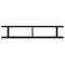 vidaXL Wall Shelves 2 pcs Black Oak 105x18x20 cm Engineered Wood