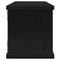 vidaXL Wall Shelves 2 pcs Black Oak 105x18x20 cm Engineered Wood