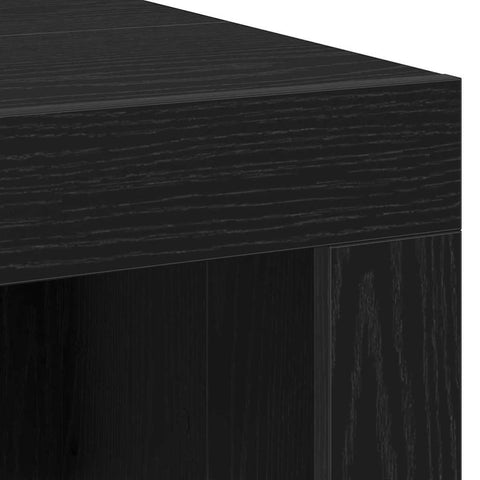 vidaXL Coffee Table Black Oak 102x50x35 cm Engineered Wood