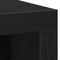 vidaXL Coffee Table Black Oak 102x50x35 cm Engineered Wood