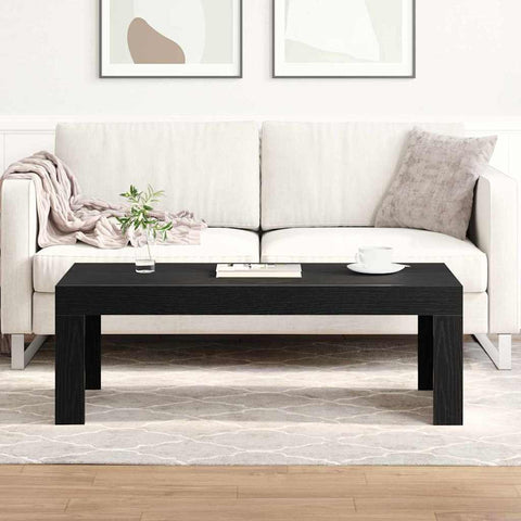 vidaXL Coffee Table Black Oak 102x50x35 cm Engineered Wood