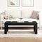 vidaXL Coffee Table Black Oak 102x50x35 cm Engineered Wood