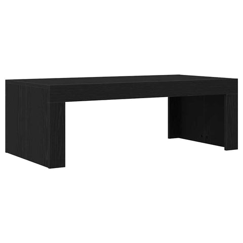 vidaXL Coffee Table Black Oak 102x50x35 cm Engineered Wood