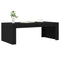 vidaXL Coffee Table Black Oak 102x50x35 cm Engineered Wood