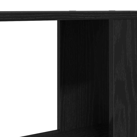vidaXL Book Cabinet/Room Divider Black Oak 60x24x186 cm
