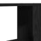 vidaXL Book Cabinet/Room Divider Black Oak 60x24x186 cm