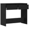 vidaXL Console Table Black Oak 89x41x76.5 cm Engineered Wood