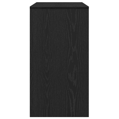 vidaXL Console Table Black Oak 89x41x76.5 cm Engineered Wood