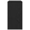 vidaXL Console Table Black Oak 89x41x76.5 cm Engineered Wood