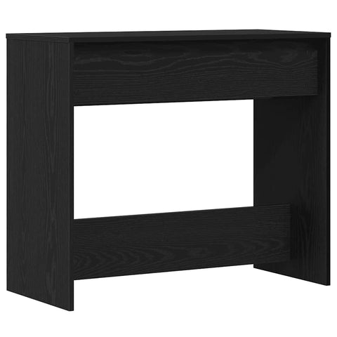 vidaXL Console Table Black Oak 89x41x76.5 cm Engineered Wood