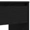 vidaXL Console Table Black Oak 89x41x76.5 cm Engineered Wood