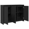 vidaXL Sideboard Black 102 x 33 x 75 cm Engineered wood
