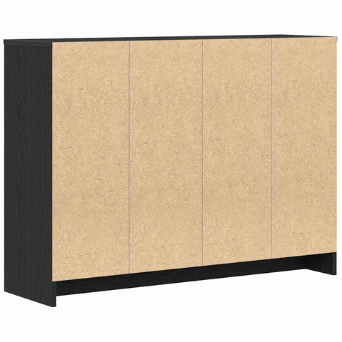 vidaXL Sideboard Black 102 x 33 x 75 cm Engineered wood