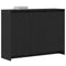 vidaXL Sideboard Black 102 x 33 x 75 cm Engineered wood