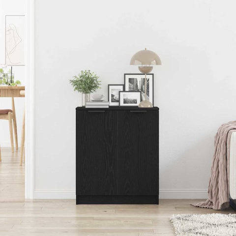 vidaXL Sideboard Black 60 x 30 x 70 cm Engineered wood
