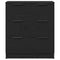 vidaXL Sideboard with Drawer Black 60 x 30 x 70 cm Engineered wood