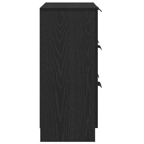vidaXL Sideboard with Drawer Black 60 x 30 x 70 cm Engineered wood
