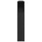 vidaXL Headboard Cabinet with Storage Black oak 180 x 18.5 x 102.5 cm