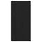 vidaXL Wall-mounted Cabinet Black Oak 32x20x67 cm Engineered Wood