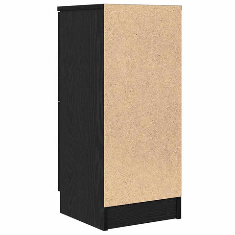 vidaXL Sideboard Black oak 30 x 30 x 70 cm Engineered Wood