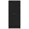 vidaXL Sideboard Black oak 30 x 30 x 70 cm Engineered Wood