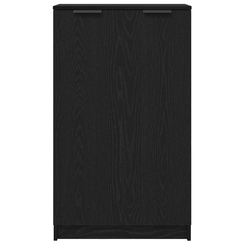 vidaXL Shoe Cabinet Black oak 59 x 35 x 100 cm Engineered Wood