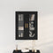 vidaXL Wall Cabinet Black oak 69.5 x 34 x 90 cm