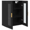 vidaXL Wall Cabinet Black oak 69.5 x 34 x 90 cm