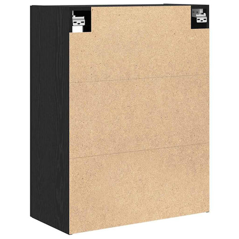 vidaXL Wall Cabinet Black oak 69.5 x 34 x 90 cm