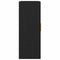 vidaXL Wall Cabinet Black oak 69.5 x 34 x 90 cm