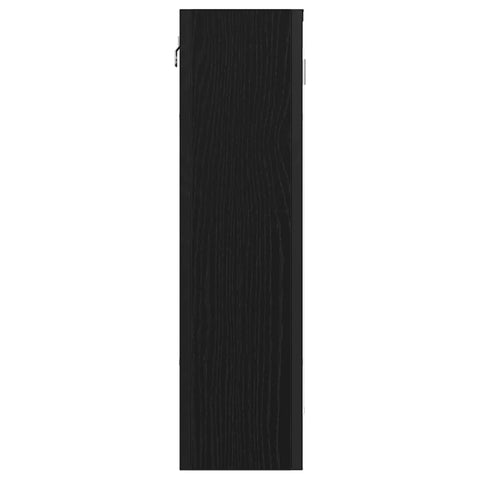 vidaXL Bathroom Mirror Cabinet Black Oak 60x16x60 cm Engineered Wood