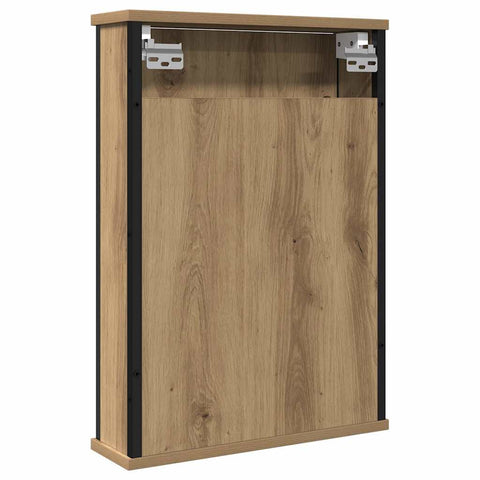 vidaXL Bathroom Mirror Cabinet Artisan Oak 42x12x60 cm Engineered Wood