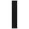 vidaXL Bathroom Mirror Cabinet Black Oak 42x12x60 cm Engineered Wood