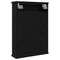 vidaXL Bathroom Mirror Cabinet Black Oak 42x12x60 cm Engineered Wood