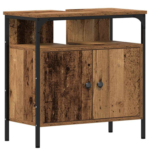 vidaXL Bathroom Sink Cabinet Old Wood 60x30x60 cm Engineered Wood