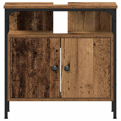 vidaXL Bathroom Sink Cabinet Old Wood 60x30x60 cm Engineered Wood